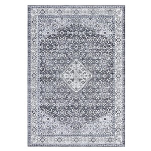 Vintage Area Rug - Rug for Living Room, Washable Rug, Non Slip Stain-Resistant Carpet, Low Pile Soft Vintage Design, Perfect for Bedroom & Dining Room - 1 of 4
