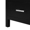Chery Life 36" in Black Modern Bathroom Cabinet with Ceramic Sink, Soft-Close Doors, Double Storage Shelves & Divided Drawer - 4 of 4