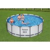 Bestway Steel Pro MAX Round Above Ground Swimming Pool Set with Metal Frame Filter Pump, Ladder, and Cover - 3 of 4