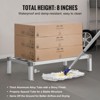 VEVOR Aluminum Dunnage Rack, 36” x 20” Commercial Food Floor Rack, 8” Off the Floor, 1000 lbs Capacity All-Welded Aluminum Storage Rack - 4 of 4