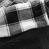 50"x60" Printed Velvet to Solid Faux Shearling Throw Blanket - Sutton Home Fashions - 4 of 4
