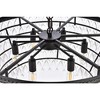 Elegant Lighting Nordic 6 - Light Chandelier in  Black - 3 of 3