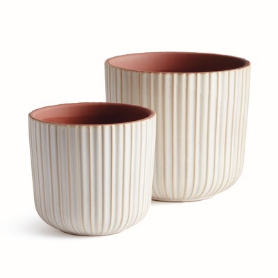 Plum & Post Tasha Flowerpot Planters Set of 2