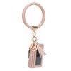 MKF Collection Jordyn Vegan Leather Bracelet Keychain with a Credit Card Holder by Mia K - 2 of 3