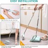 Broom and Dustpan Set with Cleaning Teeth, 55" Long Handle Indoor Sweeping Combo for Home Office and Kitchen - 4 of 4