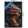 Trends International Wumples - Dragon Framed Wall Poster Prints - 3 of 4