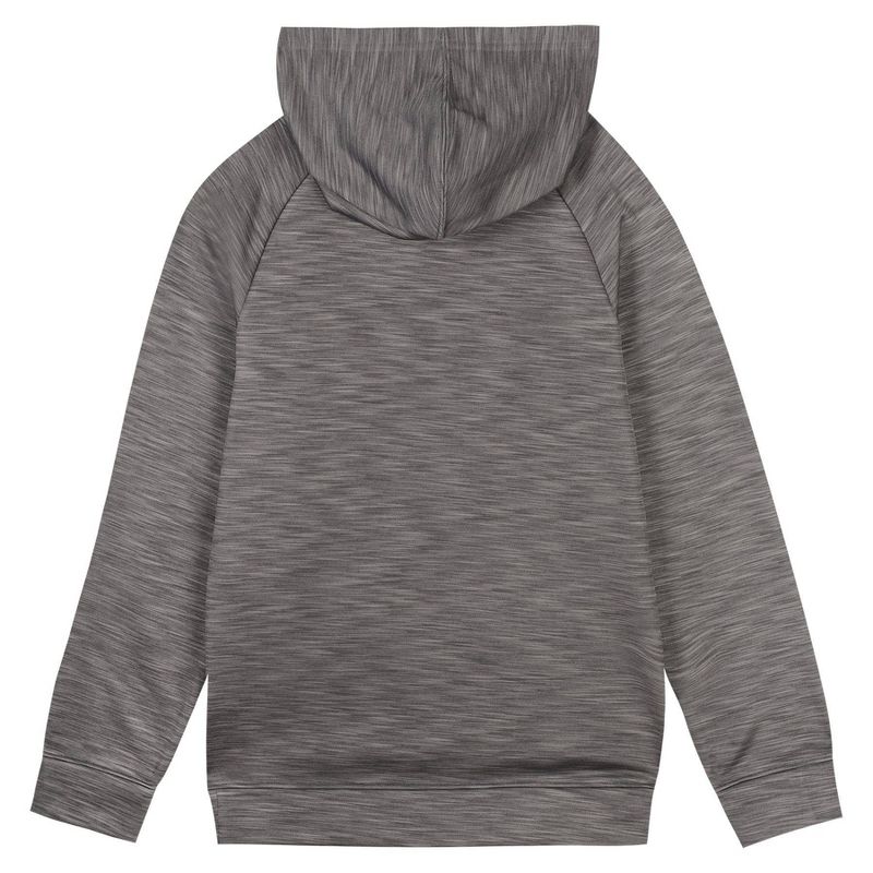 NFL San Francisco 49ers Boys&#39; Black/Gray Long Sleeve Hooded Sweatshirt, 3 of 4