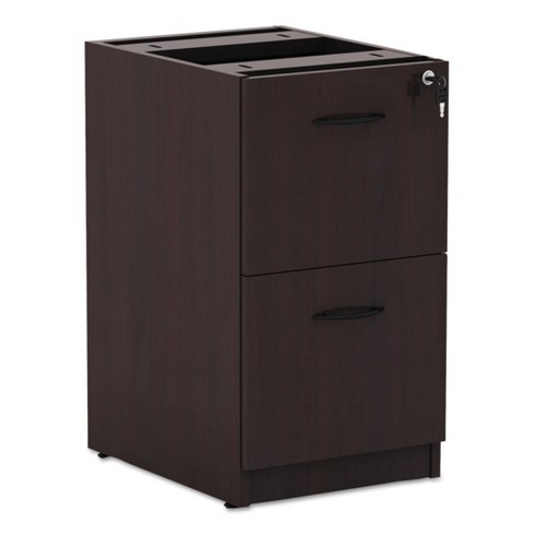 Alera Valencia 2 Drawer File Cabinet Locking Mahogany Target