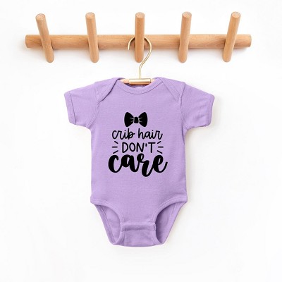 The Juniper Shop Crib Hair Don't Care Baby Bodysuit