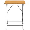 vidaXL Bistro Table 21.7 in.x21.3 in.x28 in. Solid Acacia Wood - 3 of 4