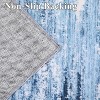 Modern Abstract Washable Rug – Non-Slip, Low Pile, Non-Shedding, Distressed Thin Design for Living Room, Bedroom, Dining Room, Office. - 4 of 4