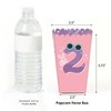Big Dot of Happiness Two Cool - Girl - Pastel 2nd Birthday Party Favor Popcorn Treat Boxes - Set of 12 - 2 of 4