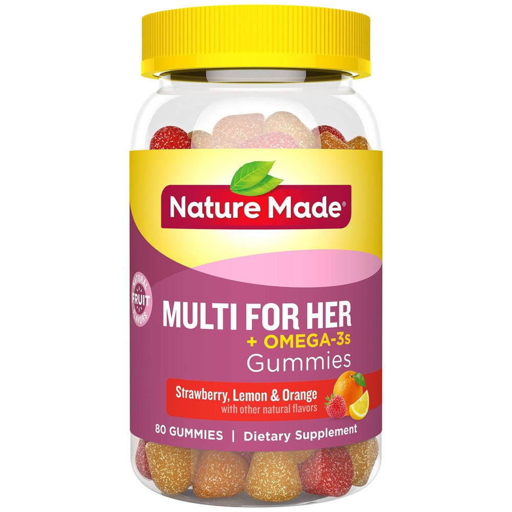 UPC 031604040123 Nature Made Multi for Her Plus Omega3s Adult