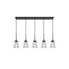 Elegant Lighting Auspice 5 light brass and black Pendant - 3 of 4