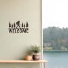 5 Star Super Deals Rustic Bigfoot Welcome Sign - Durable Metal Wall Art with Forest and Tree Design for Entryways, Cabins, and Outdoor Decor - 2 of 4