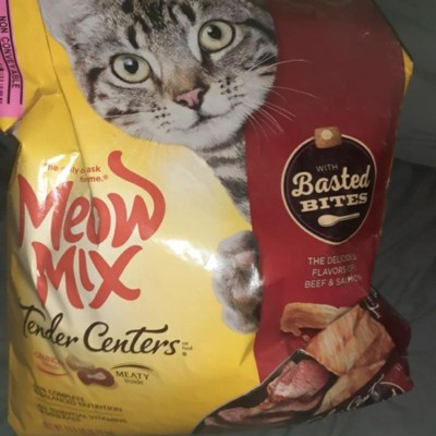 Meow Mix Tender Centers With Basted Bites With Flavors Of Beef