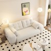 TiramisuBest 78.7" Multi-Functional Foldable Sofa Bed, 3-in-1 Teddy Fabric Foam-Filled Sleeper Sofa Bed for Living Room - 2 of 4