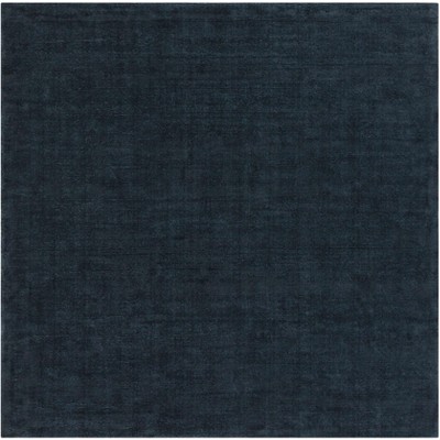 Hauteloom Brockton Solid Wool Dark Blue Area Rug