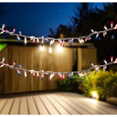 Northlight Mini Patriotic Garland Lights - Thumbnail 2