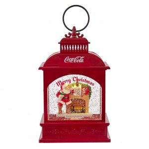 Kurt Adler 9-Inch Battery-Operated LED Coke Santa Lantern - 1 of 4