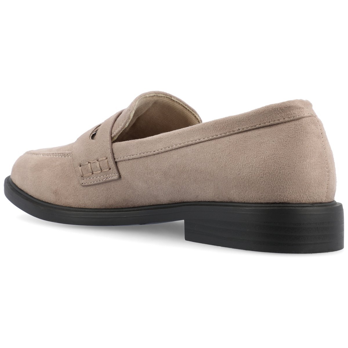 Женские туфли Journee Collection Women's Raichel Slip On Loafer Flats, 7.5 Stone — фото 7