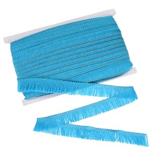 Unique Bargains Polyester Boho Durable Multipurpose Tassel Fringe Trim 27 Yards 1 Inch 1 Pc - 1 of 4