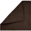 Alpine Stripe Collection 100% Polypropylene Durable & Stain Resistant Double Sided Reversible Indoor Area Utility L-Shape Rug - 3 of 4