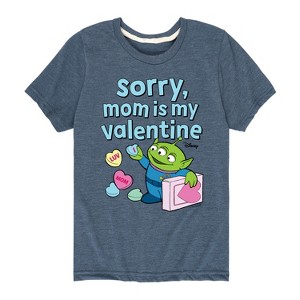 Boys' - Toy Story - Sorry Mom My Valentine Short Sleeve Graphic T-Shirt - 1 of 4