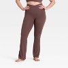 Women's Everyday Soft Crossover Flare Leggings - All In Motion™ - 4 of 4