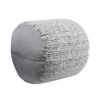 Vynxaria Cylindrical Chenille Pouf ¨C Modern Ottoman & Versatile Footstool - 4 of 4