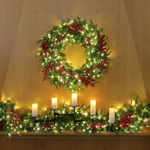 Philips 30" High Density Led Wreath - 1 of 4
