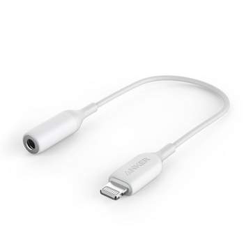 TargetGo [Améliorer] Câble Aux pour iPhone, câble audio de charge 2-en-1  pour iPad, câble Aux Jack 3,5 mm fonctionne avec les écouteurs de