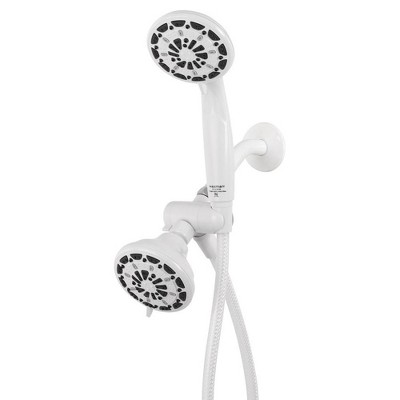 Six Position Combo Showerhead White - Waxman