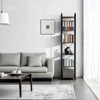 ELJGET Narrow Tall Bookshelf, 6-Tier Skinny Freestanding Bookcase with Metal Frame, Rustic Industrial Corner Storage Display Shelf for Small Spaces - 2 of 4