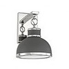 Savoy House Corning 1 - Light Wall Light in  Gray/Polished Nickel - 3 of 4