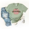 Simply Sage Market Women's Checkered Teacher Apple Short Sleeve Graphic Tee - 3 of 3