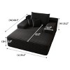 Modern Convertible Chaise Lounge Sofa with Plush Corduroy and Ergonomic Support for Living Room -3irtyhousy - 4 of 4