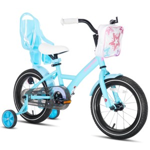 JOYSTAR Zinnia Kids Bike for Girls Boys, with Toddler Doll Seat, Training Wheels, Bike Bag and Full Chain Guard - 1 of 4