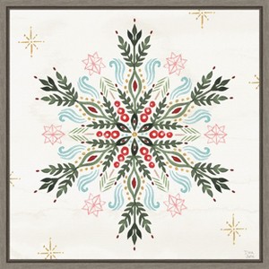 Amanti Art Winter Moment XI by Dina June Canvas Wall Art Print Framed 22 x 22-in. - 1 of 4