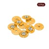 Unique Bargains Alloy Invisible Durable High Hardness Buckle Fasteners Press Studs Buttons 5 Pcs - 3 of 4
