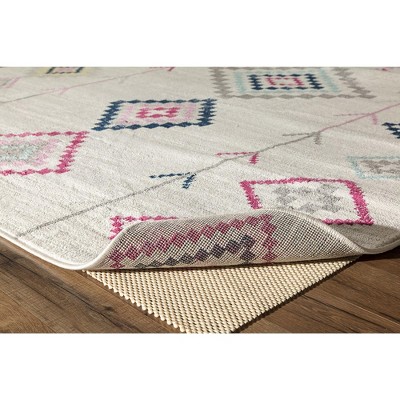 Native Ivory Synthetic Easy-Care Stain-Resistant Area Rug, 2'x4'