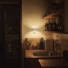 DORESshop 2-Pack White Motion Sensor LED Night Lights Plug into Wall-0-100LM Dimmable, 3000K Warm White for Bedroom and Hallway - 3 of 4