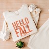 Simply Sage Market S.W.Smiley Hello Fall Lightweight Garment Dyed Sweatshirt - 3 of 4