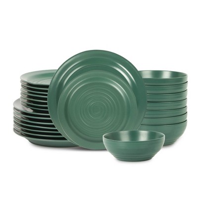 Stone Lain 24pc Orbit Stoneware Dinnerware Set