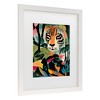 Trademark Fine Art - Treechild Jungle Tiger Matted Framed Art - image 3 of 4