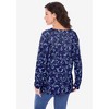 Roaman's Women's Plus Size Long Sleeve V Neck Ultimate Tee - 3 of 4