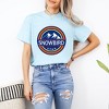 Simply Sage Market Women's Snowbird Ski Resort Short Sleeve Garment Dyed Tee - 2 of 4