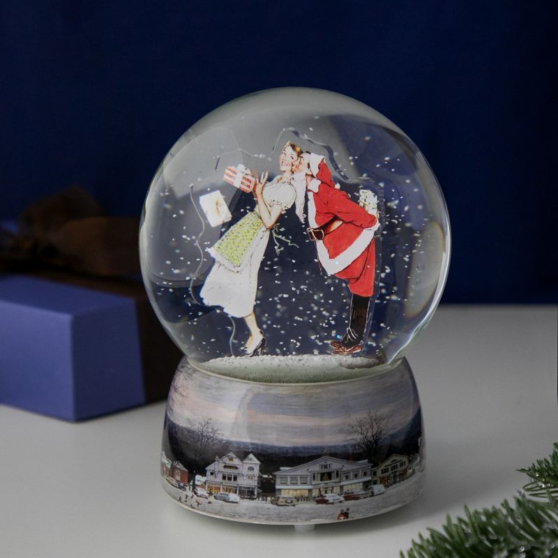 Northlight 6.5" Norman Rockwell 'Christmas Surprise' Snow Globe, 2 of 7