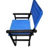 Aghana Digitals 2-Pack Blue Canvas & Populus Wood Folding Director Chairs: Foldable, Durable, Easy - 3 of 4
