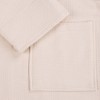 Waffle Weave Cotton Soft Plush Adult Unisex Lightweight Bathrobe by Blue Nile Mills - 2 of 4